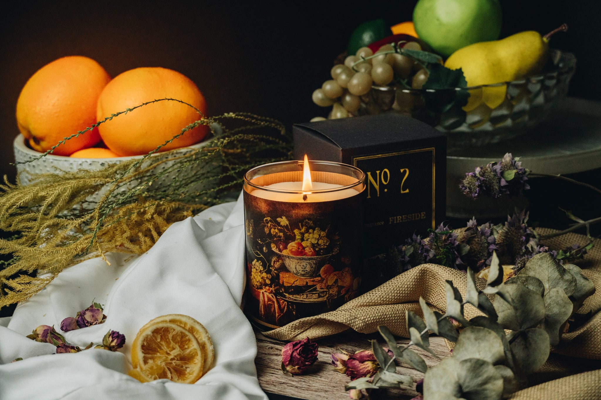 Wood Candle - No. 2 Fireside