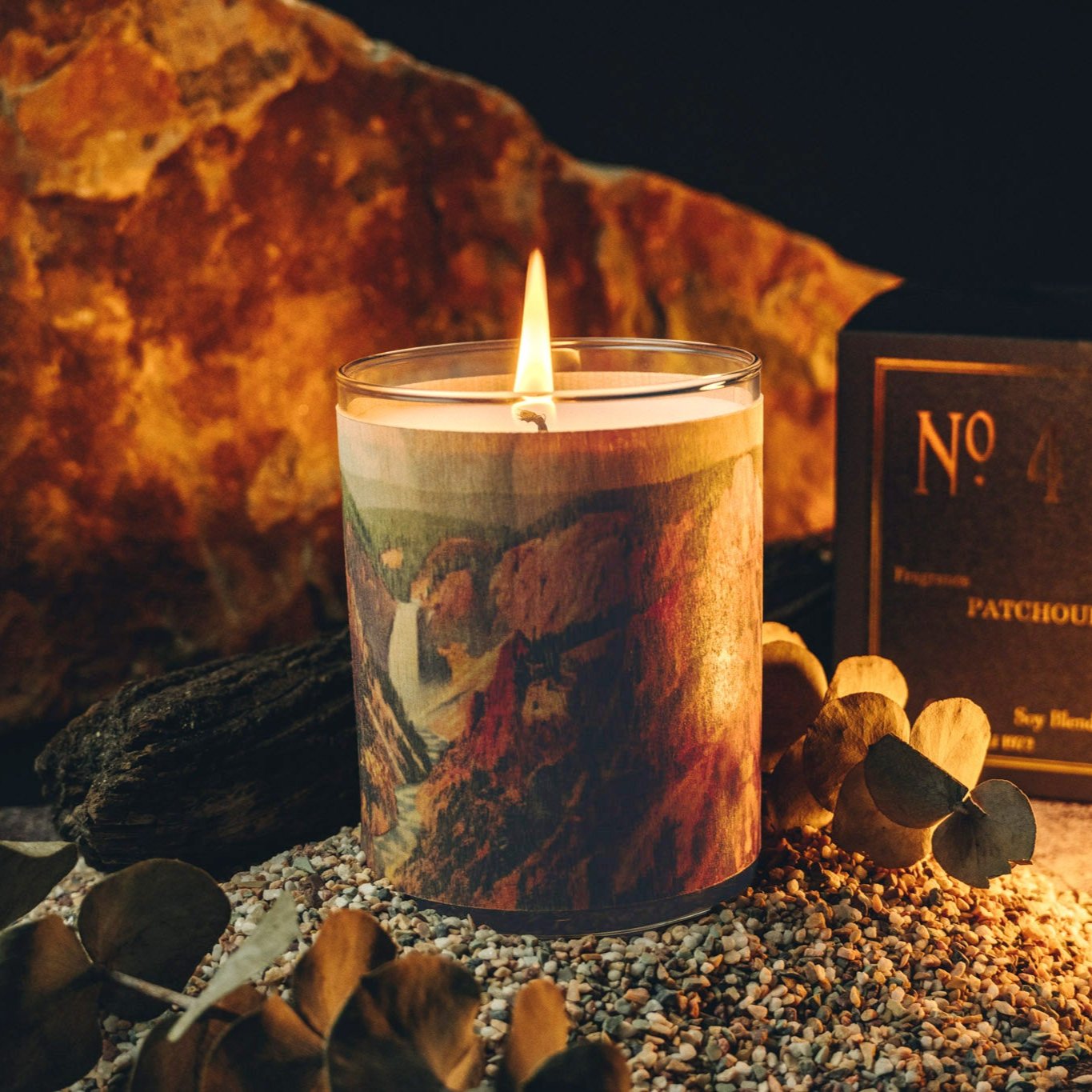 Wood Candle - No. 4 Patchouli