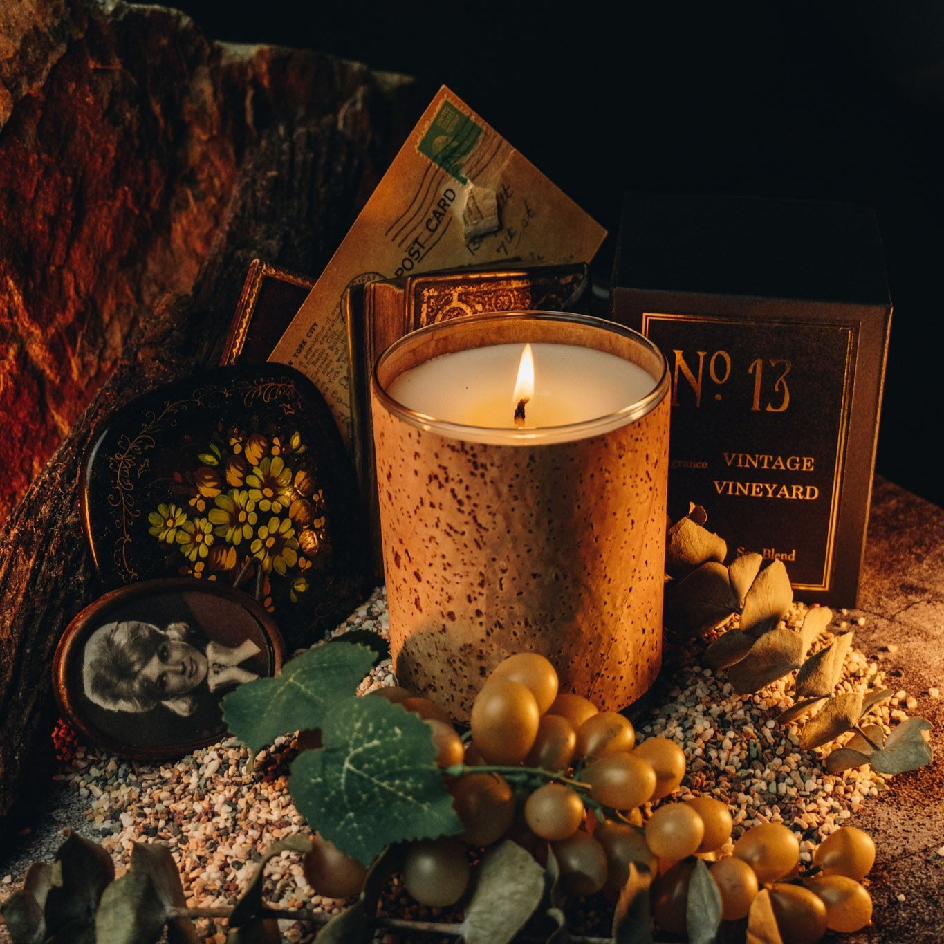 Wood Candle No. 13 Vintage Vineyard