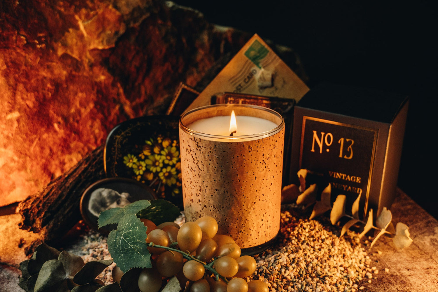 No. 13 Vintage Vineyard Wood Candle