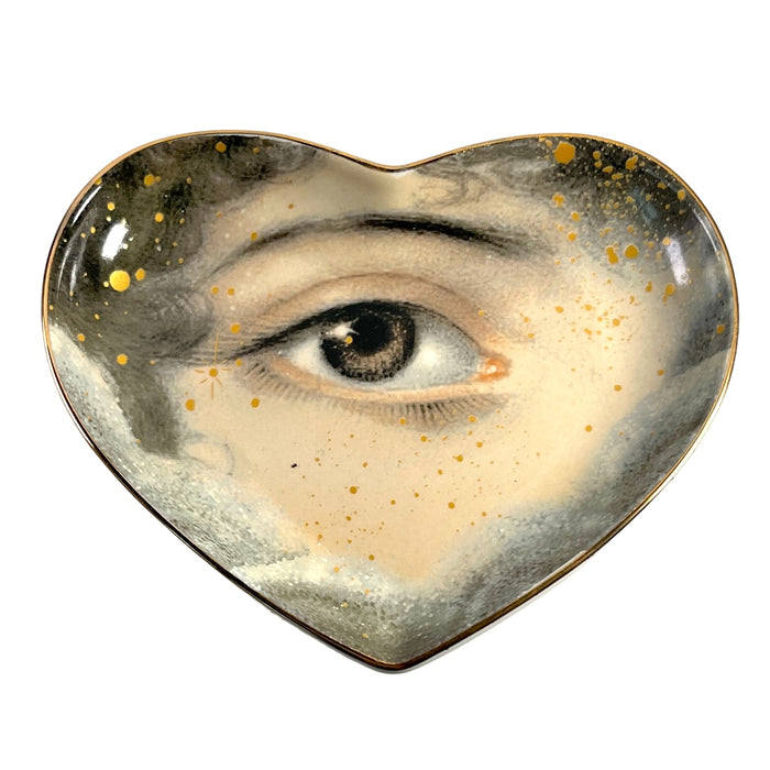 Lovers Eye Ceramic Heart Dish