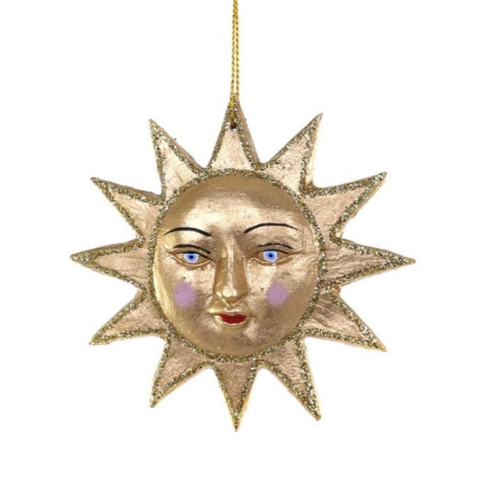 Gilded Sun Ornament