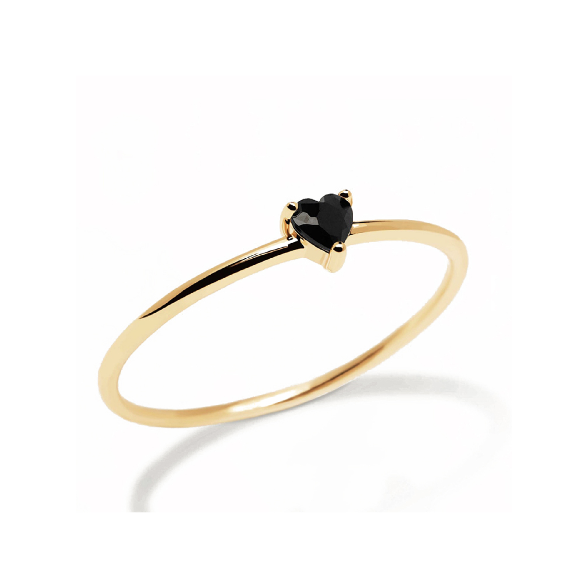 Raven Tiny Heart Ring