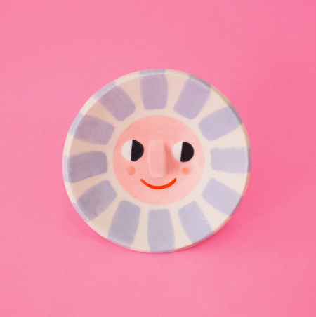 Happy Sun Ceramic Trinket Dish