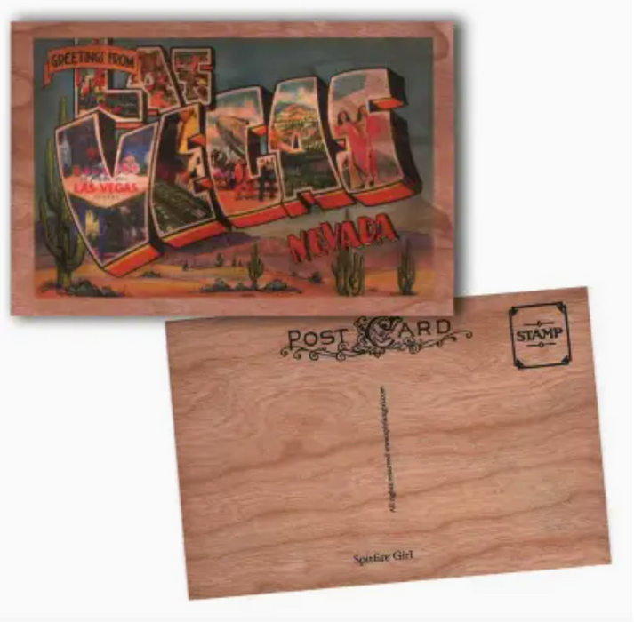 Greetings From Wood Postcard