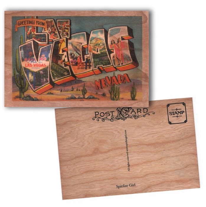 Greetings From Wood Postcard