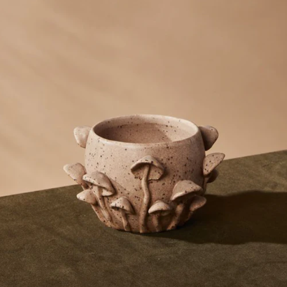 Mushroom Forest Vase