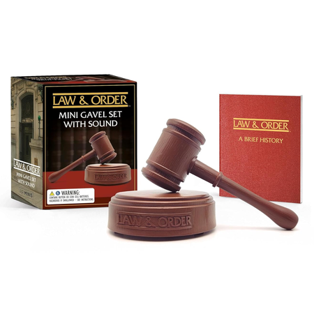 Law & Order: Mini Gavel Set with Sound 