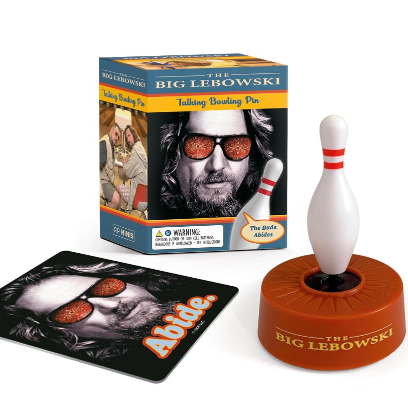 The Big Lebowski Talking Bowling Pin: The Dude Abides