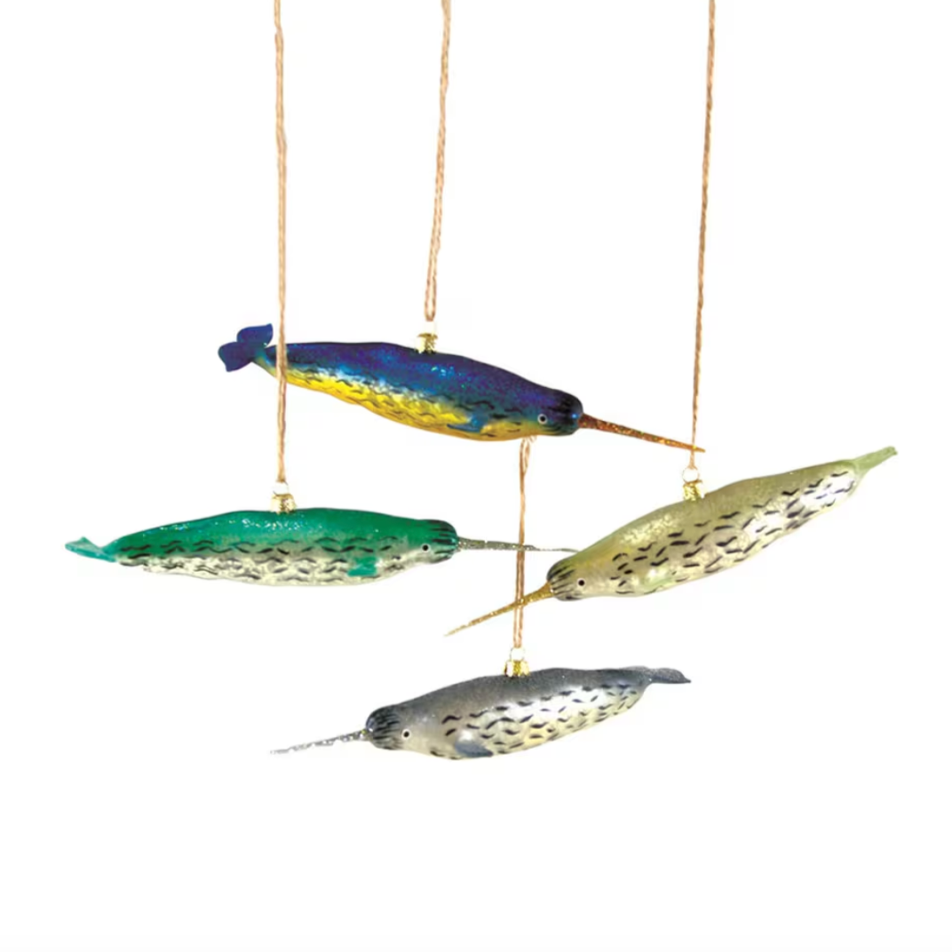 Narwhal Ornaments