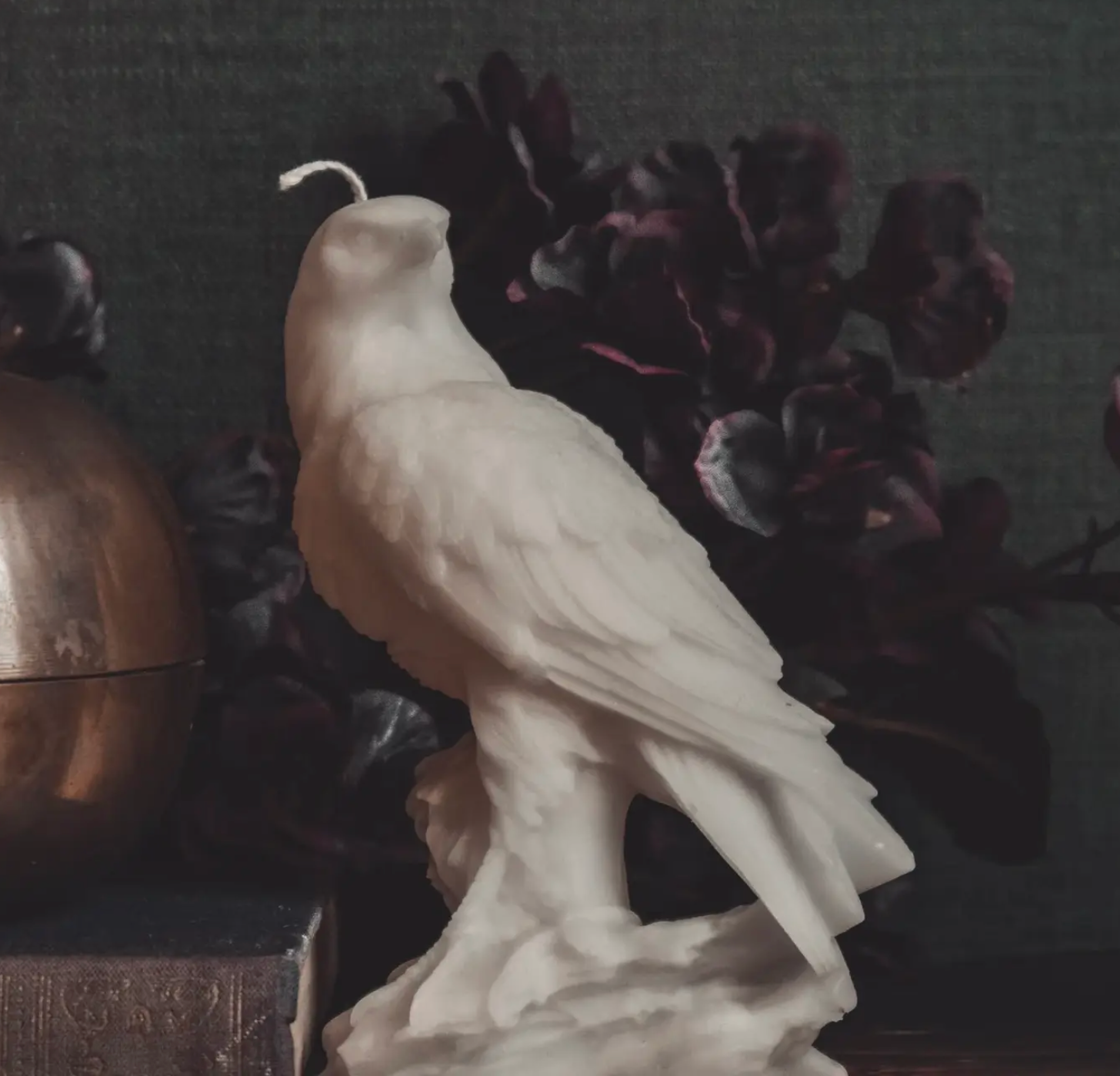 Hawk Pillar Candle
