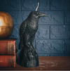Perched Raven Candle