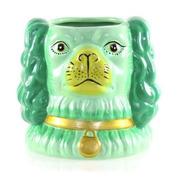 Short Staffordshire Dog Vase