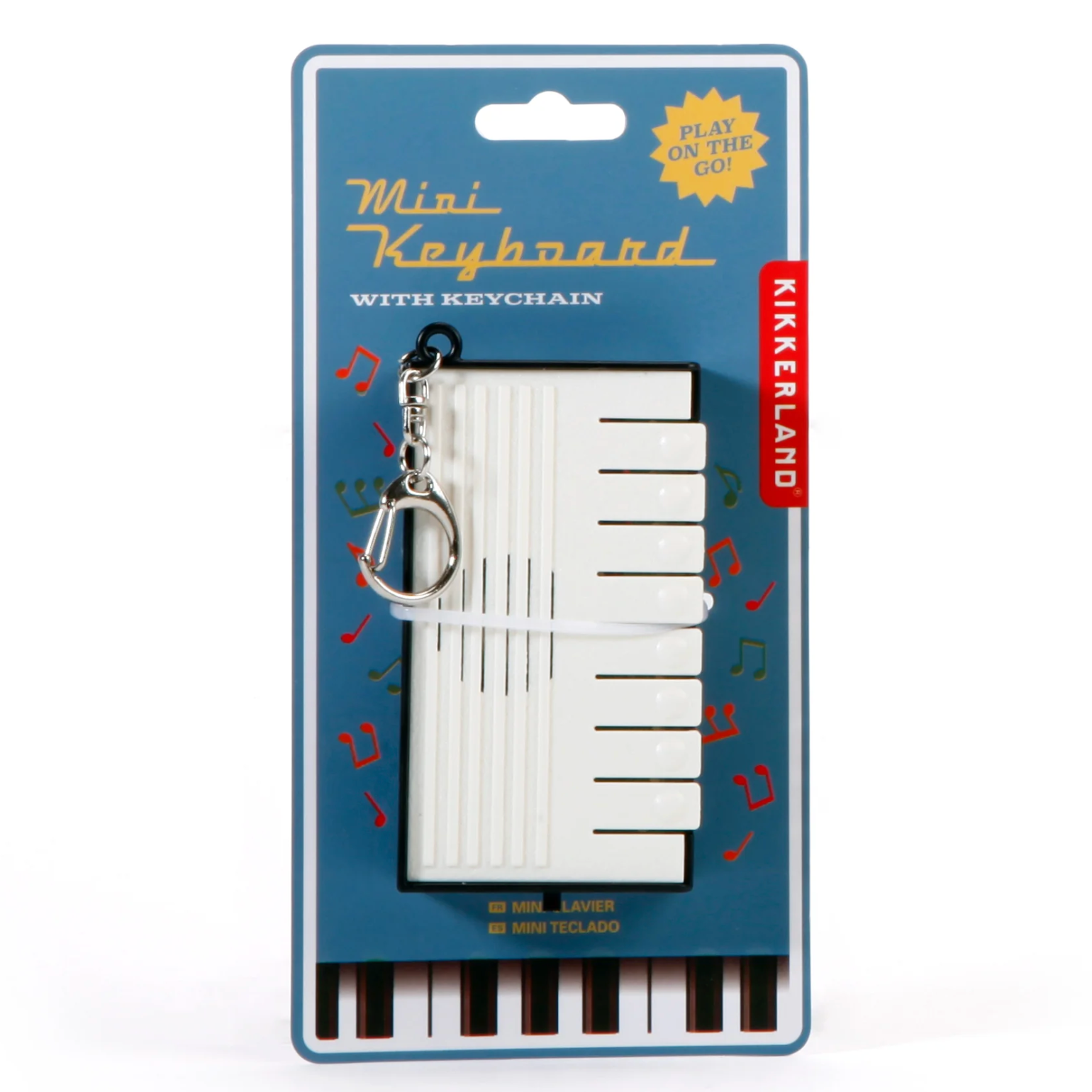 On the Go Mini Piano Keyboard Keychain