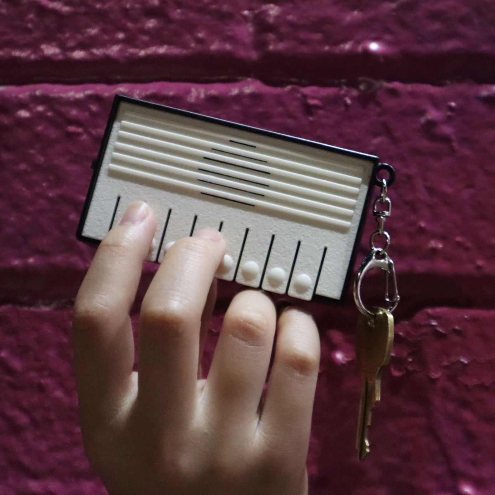 On the Go Mini Piano Keyboard Keychain