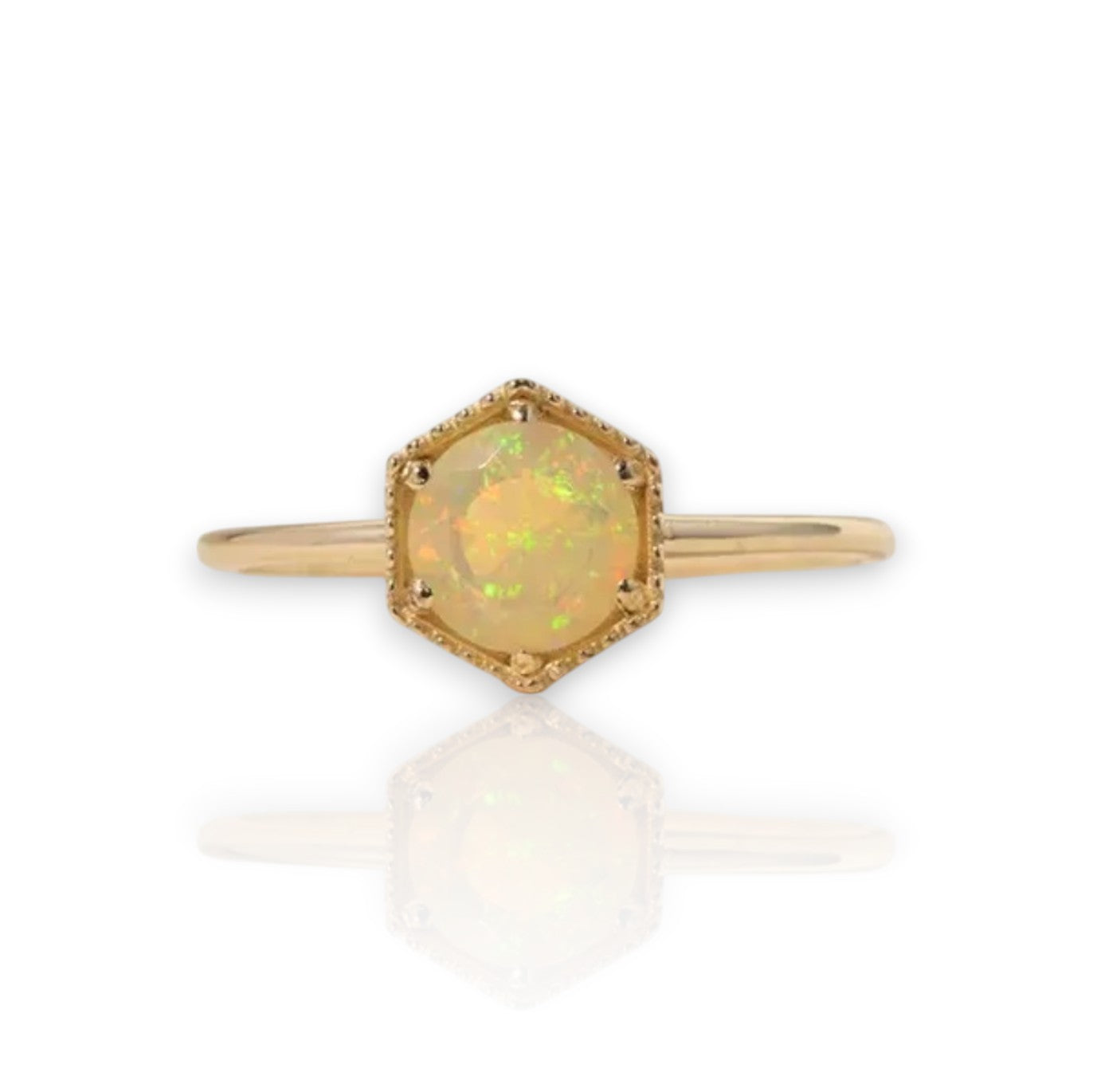 Hexa Opal Ring