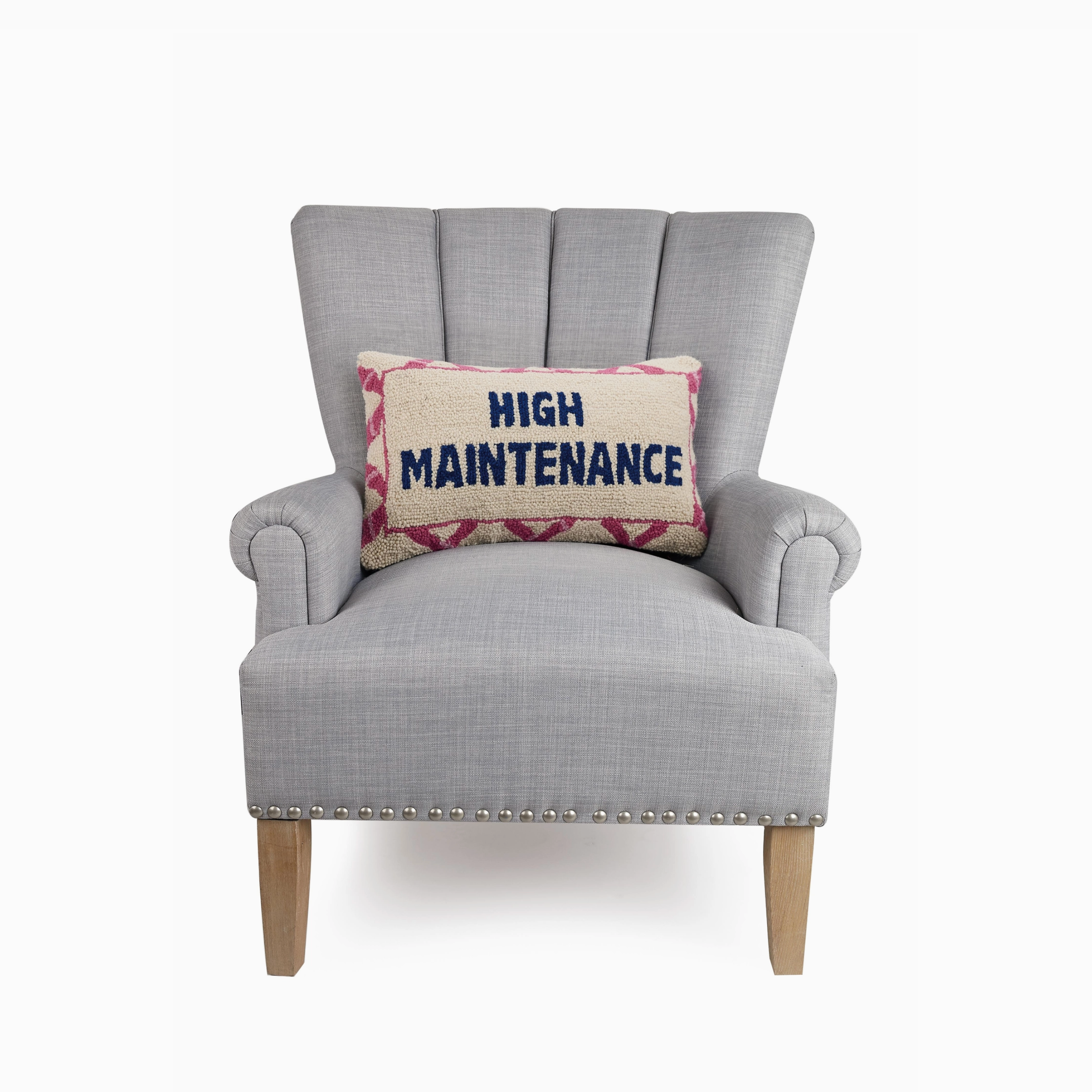 High Maintenance Hook Pillow