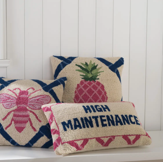 High Maintenance Hook Pillow