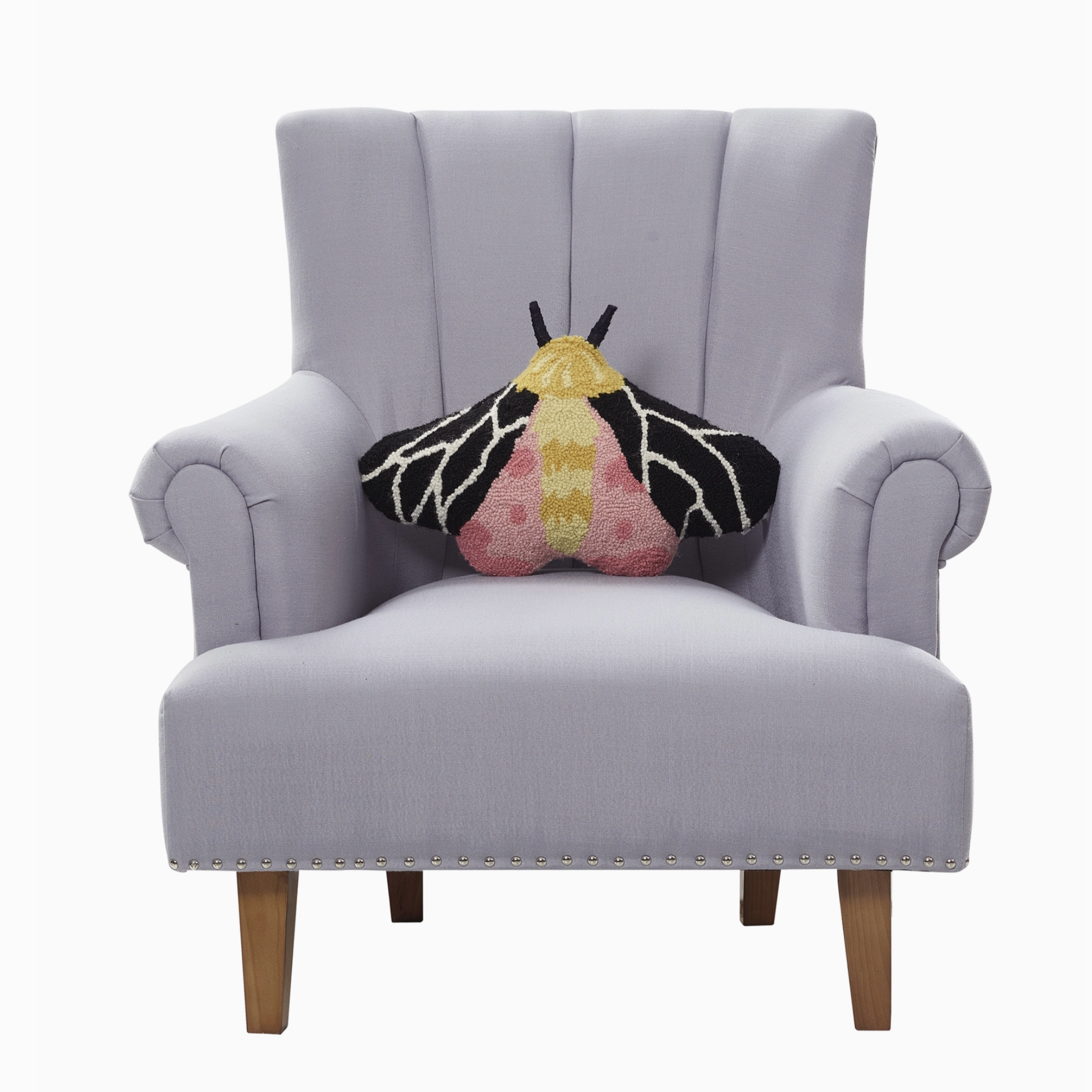 Shaped Moth Hook Pillow