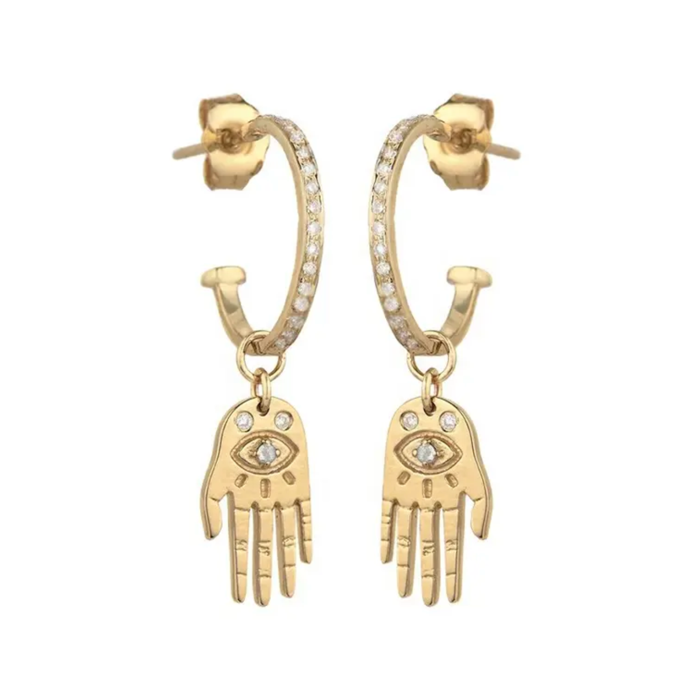 Guardian Hoop Earrings