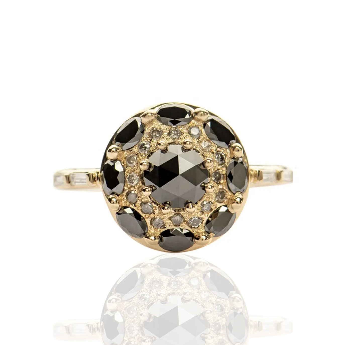 Obsidian Crest Ring