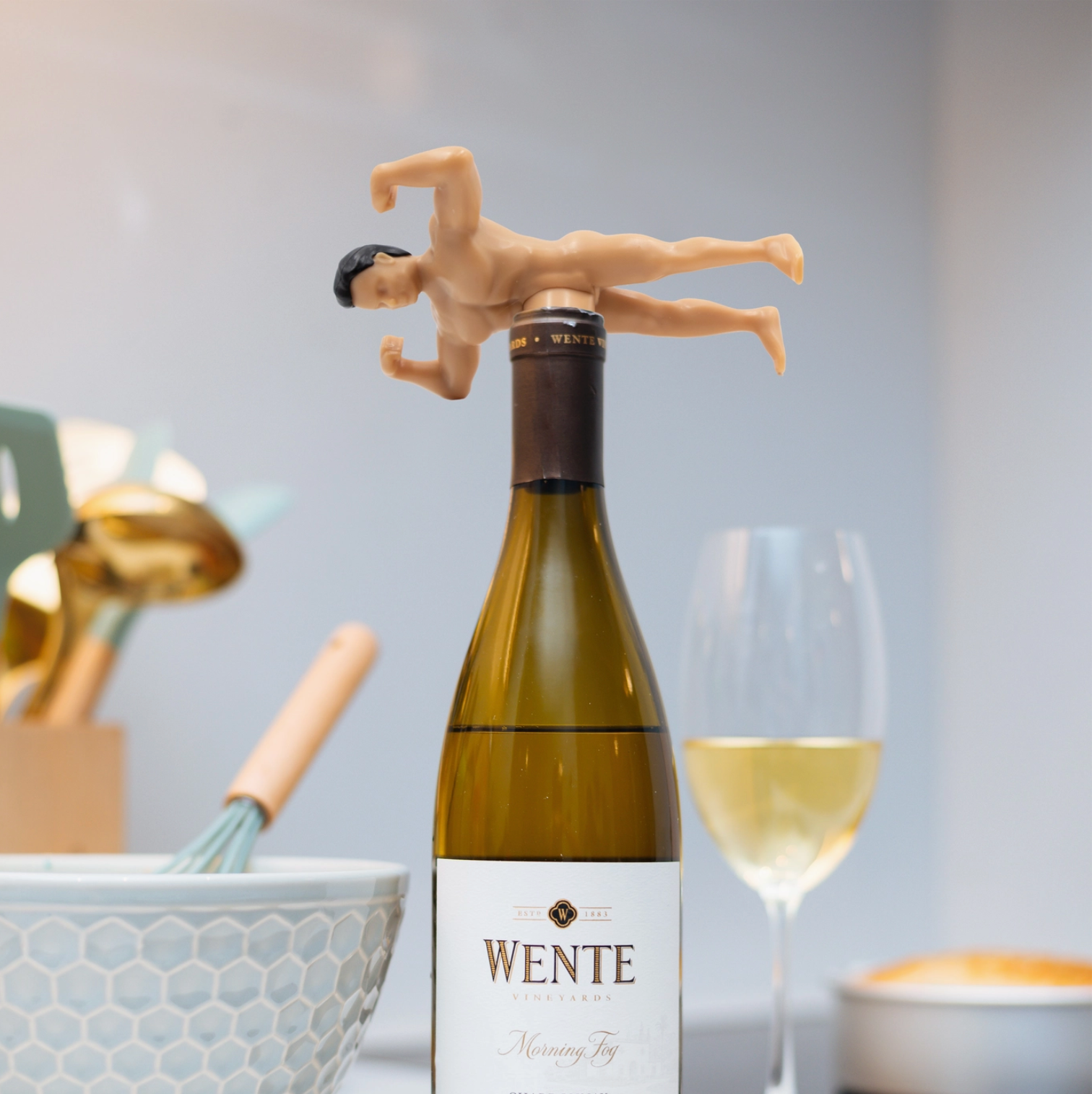 Hunky Party Cheeky Wine Stopper