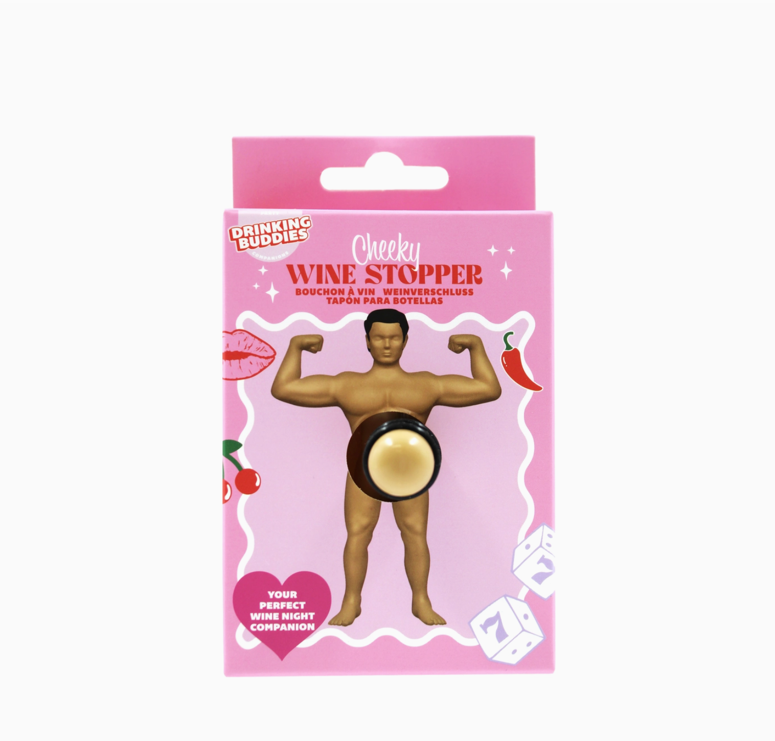 Hunky Party Cheeky Wine Stopper