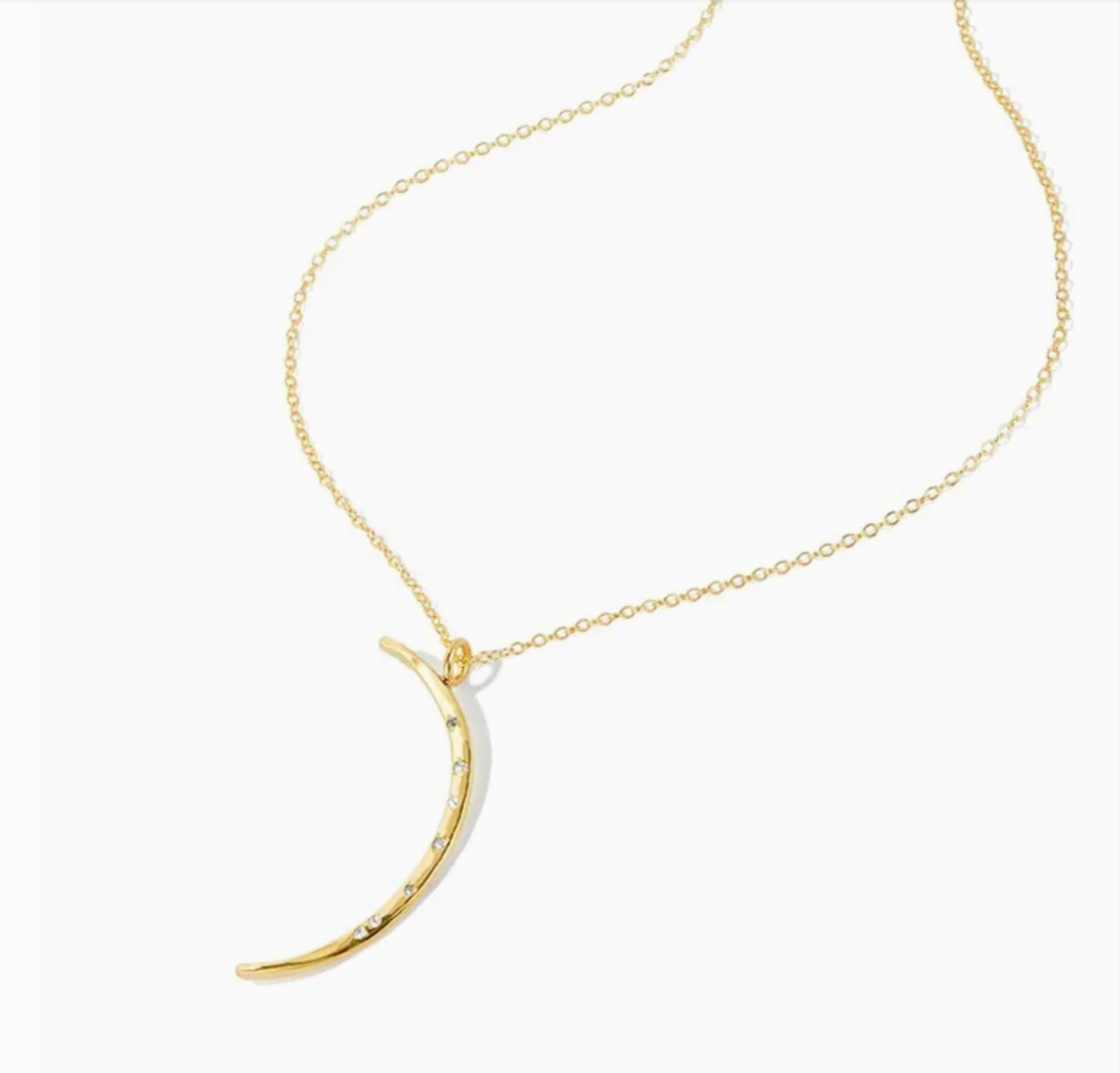 Crescent Moon Pendant Necklace