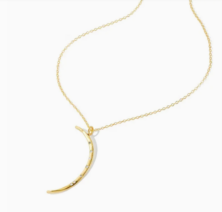 Crescent Moon Pendant Necklace