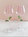 Rose Bud Wine Glasses