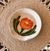 Globe Mallow Sgraffito Ceramic Spoon Rest