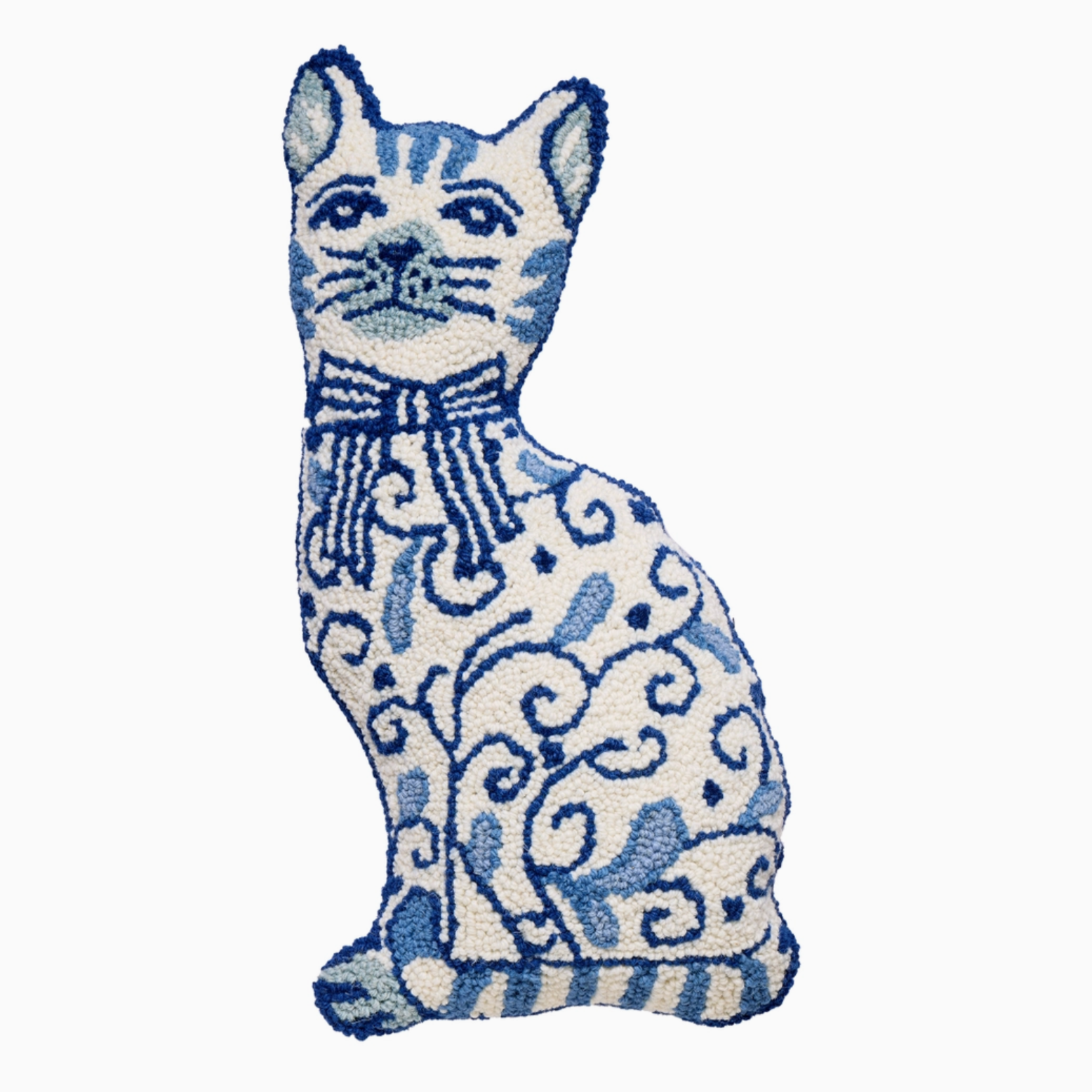 Chinoiserie Cat Hook Pillow