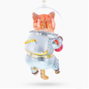 Cat the Astronaut Glass Ornament