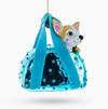 Chic Chihuahua Inside Designer Handbag Glass Ornament
