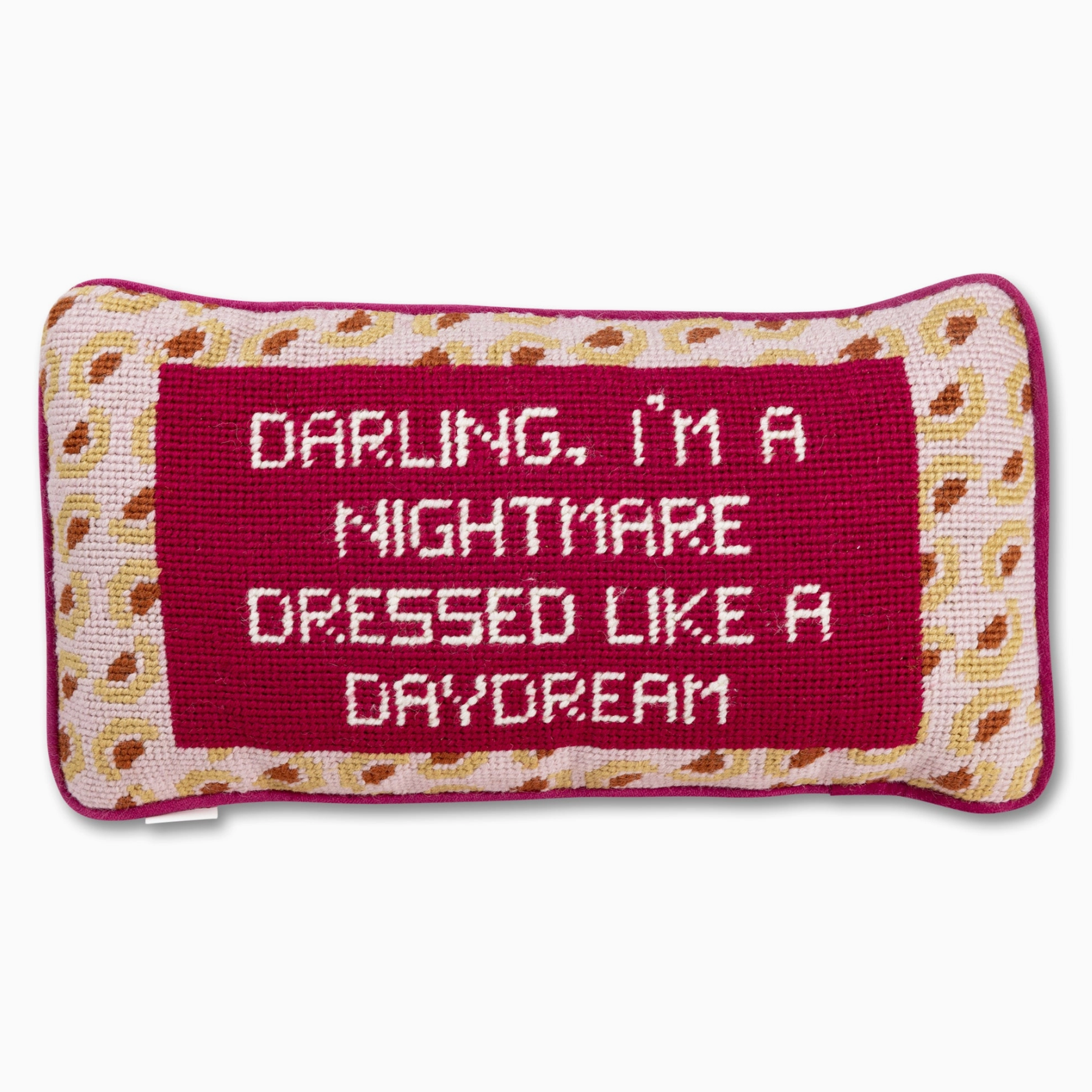 Dressed Like A Daydream Needlepoint Pillow