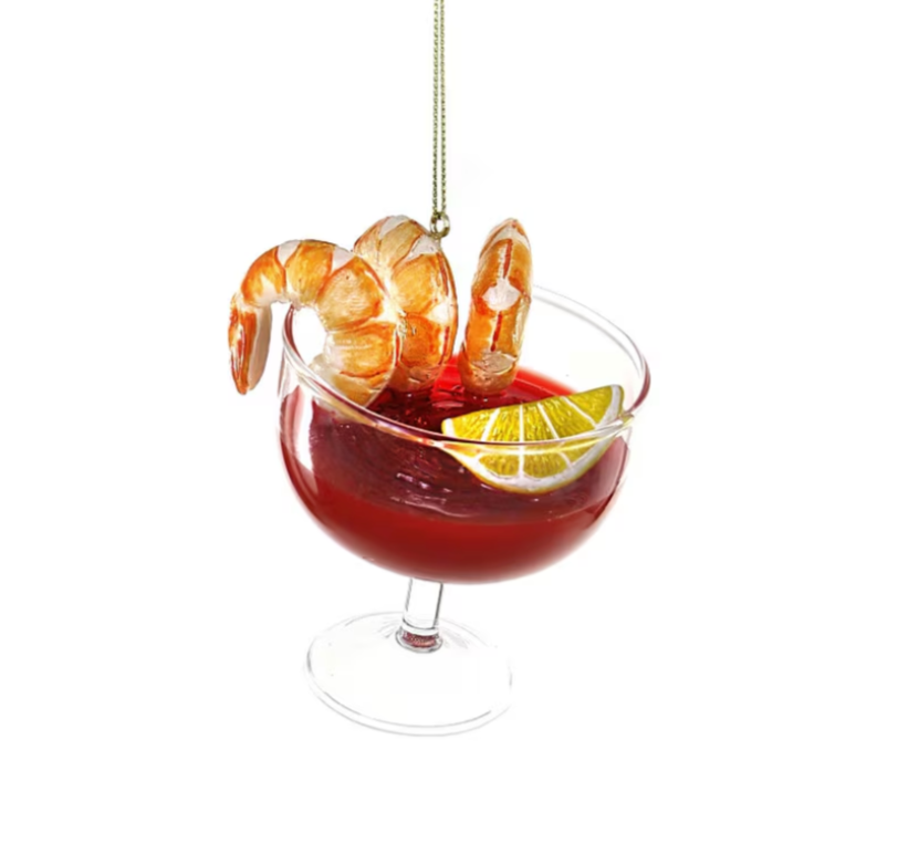 Shrimp Cocktail Ornament