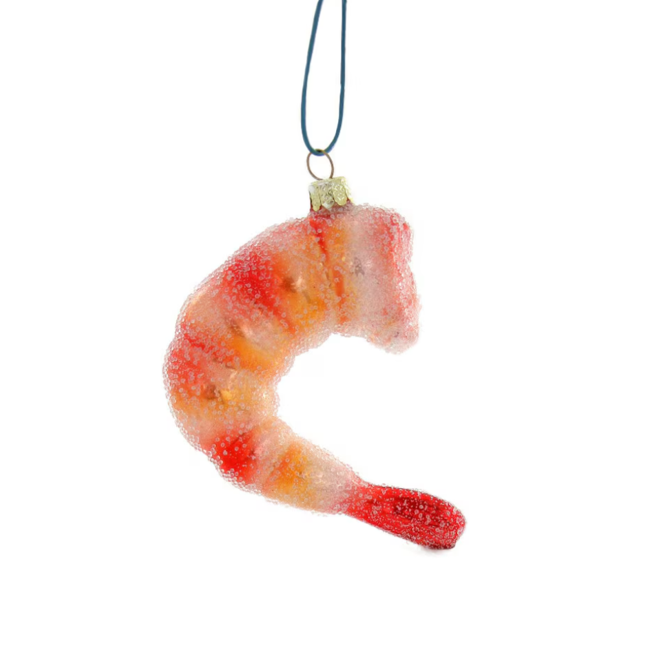 Glass Shrimp Ornament