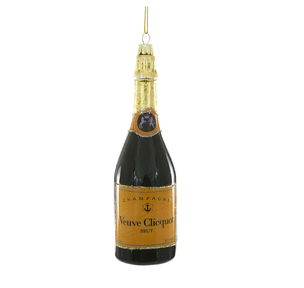 Champagne Brut Glass Ornament