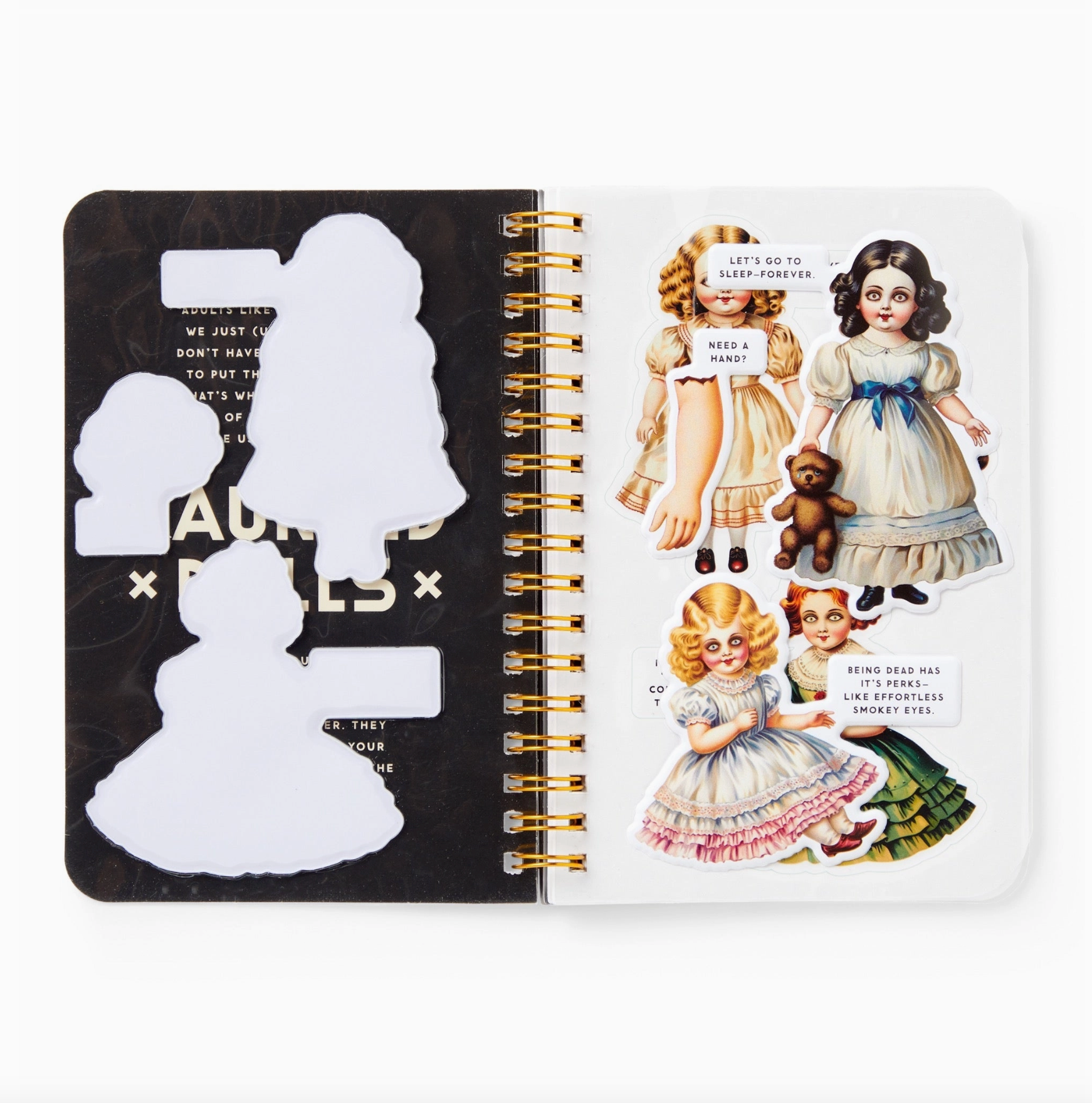 Brass Monkey Haunted Dolls Sticker Book