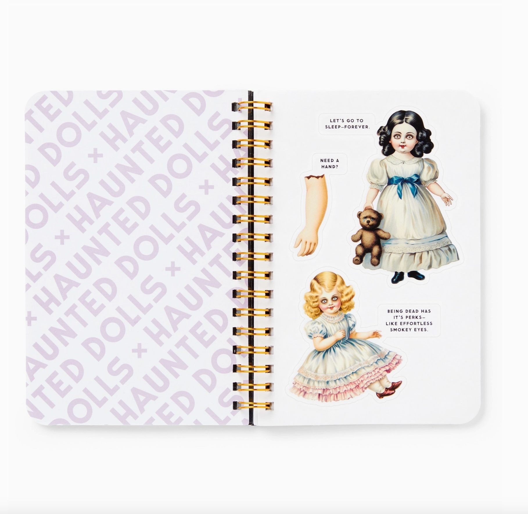 Brass Monkey Haunted Dolls Sticker Book