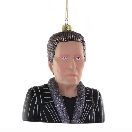 Christopher Walken Glass Ornament