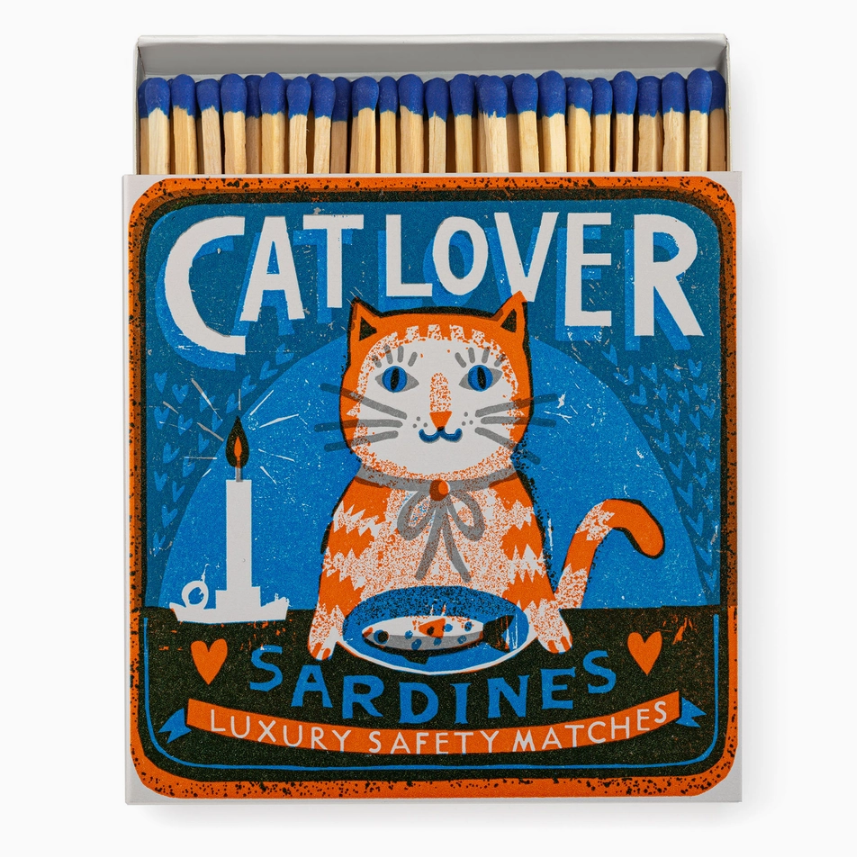 Cat Lover Sardines Safety Matches
