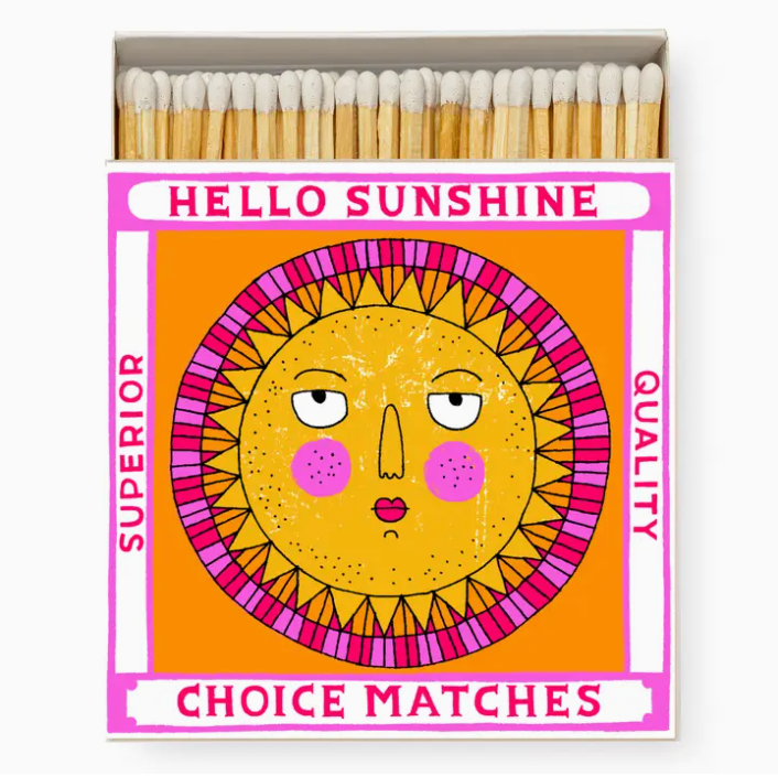 Hello Sunshine Safety Matches