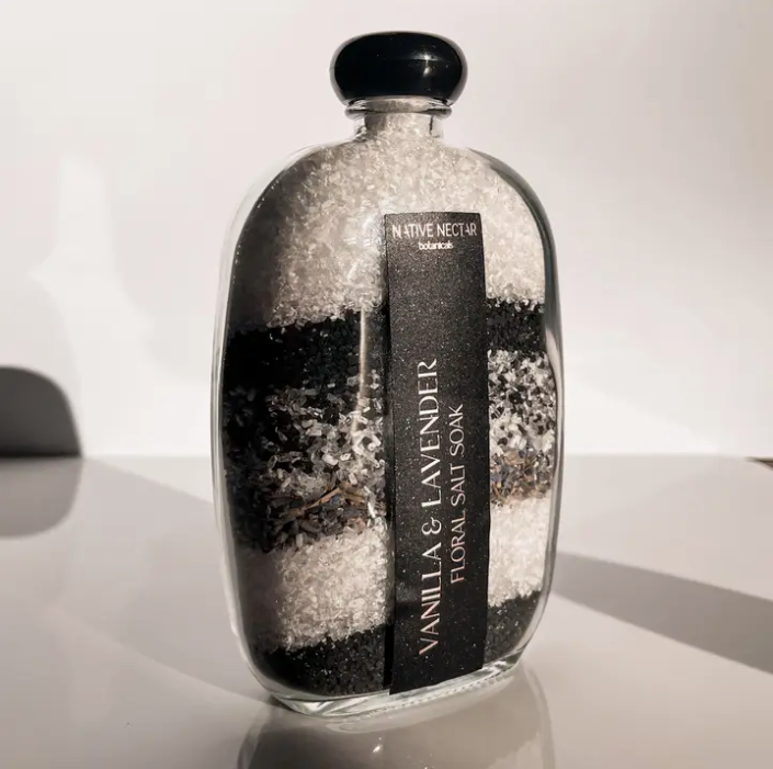Vanilla & Lavender Floral Salt Soak