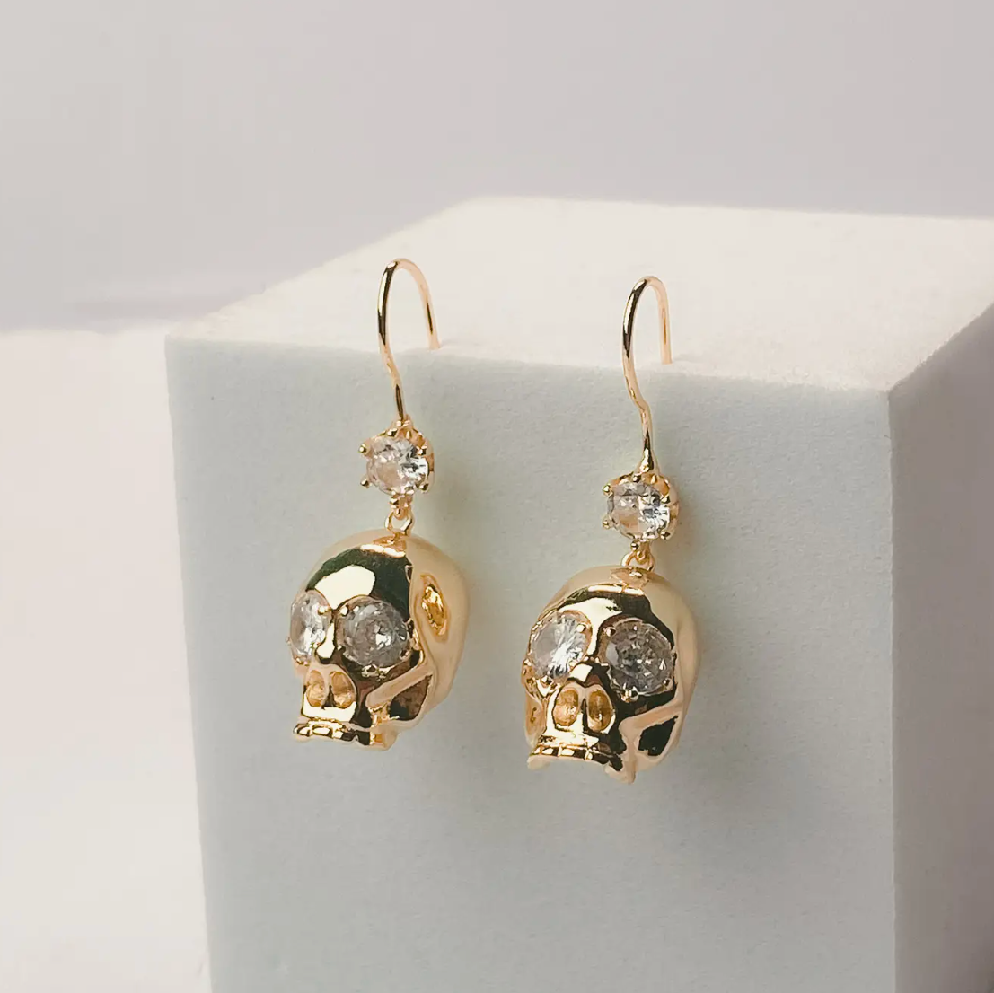 Vanitas Skull Drop Earrings