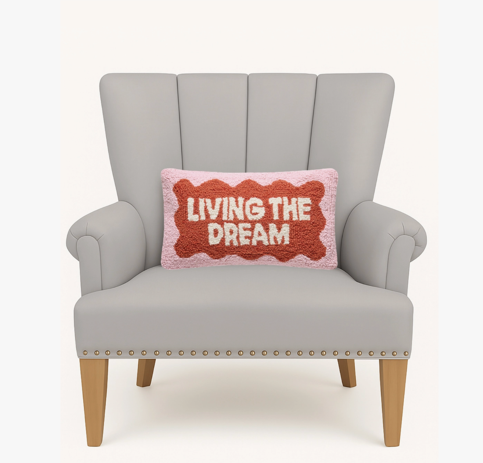 Living the Dream Hook Pillow 
