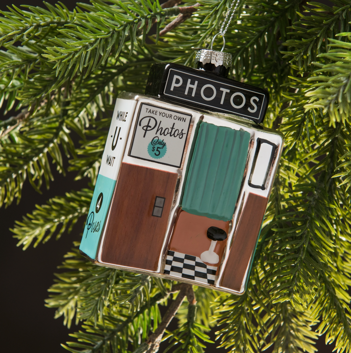 Photo Booth Holiday Ornament