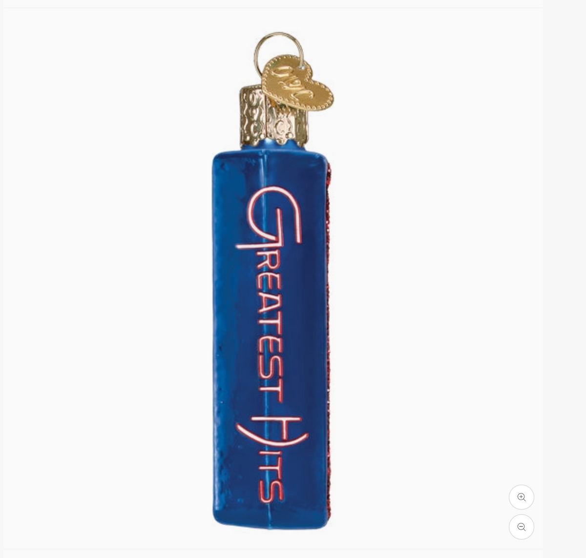 Elton John Greatest Hits Album Ornament