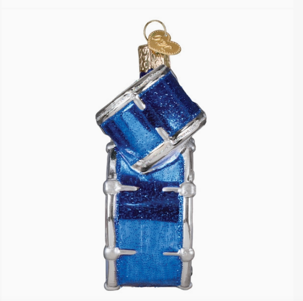 The Who Drum Set Glass Christmas Ornament