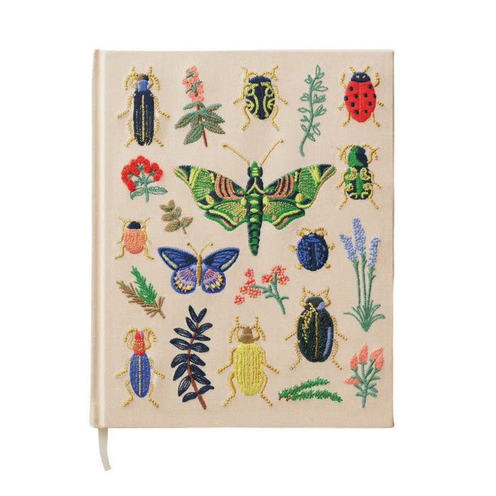 Curio Embroidered Fabric Sketchbook